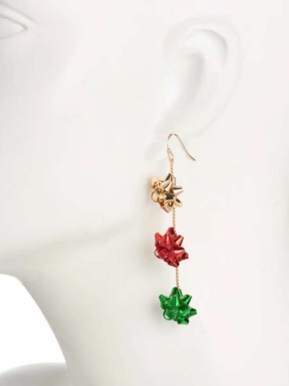 True to Form Gift Bow Dangle Earrings (NWT)